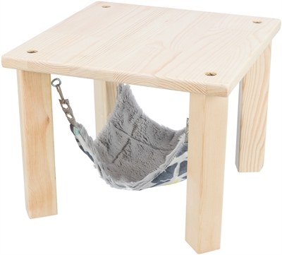 TRIXIE Schuilhuisje voor Knaagdieren Sunny 28×28×24 cm – Grijs