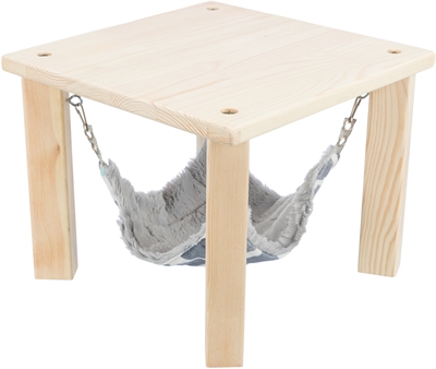 TRIXIE Schuilhuisje voor Knaagdieren Sunny 28×28×24 cm – Grijs