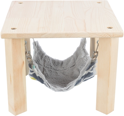 TRIXIE Schuilhuisje voor Knaagdieren Sunny 28×28×24 cm – Grijs