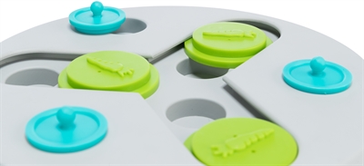 TRIXIE Slide & Fun Board Kunststof 23×23 cm – Intelligentiespel voor Knaagdieren