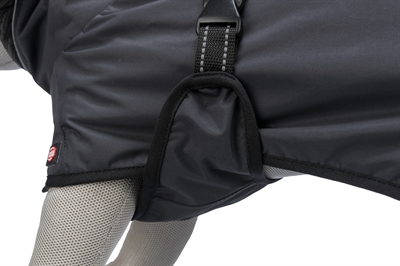 TRIXIE Hondenjas Calvi - Wind- & waterdicht, licht gewatteerd - Zwart - S (40 cm)