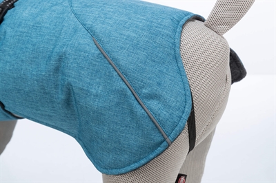 TRIXIE Hondenwinterjas Riom Blauw L 55 cm – Gewatteerd & Waterdicht