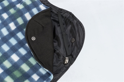 TRIXIE Hondenjas Rouen Zwart S 34 cm – Waterafstotend voor Bulldog