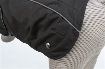 TRIXIE Hondenjas Rouen Zwart M 43 cm – Waterafstotend & Fleece