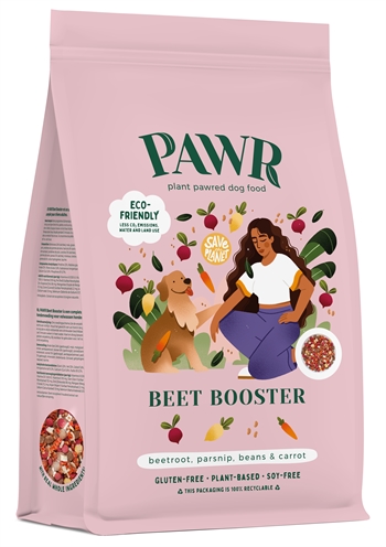 <span id="brand" data="pawr"/> PLANTAARDIG VEGAN BEET BOOSTER 750 GR | Rode Biet, Pastinaak, Bonen, Wortel