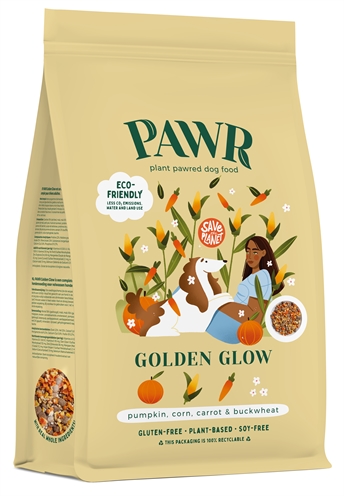 <span id="brand" data="pawr"/> PLANTAARDIG VEGAN <span id="brand" data="golden"/> GLOW | Wortel/Mais/Pompoen/Boekweit 750g