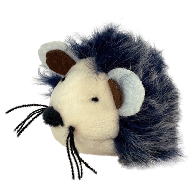 FOFOS Kattenspeelgoed Shaking Muis beweegt door touw | met geluid - Grijs - 12x6x6 cm