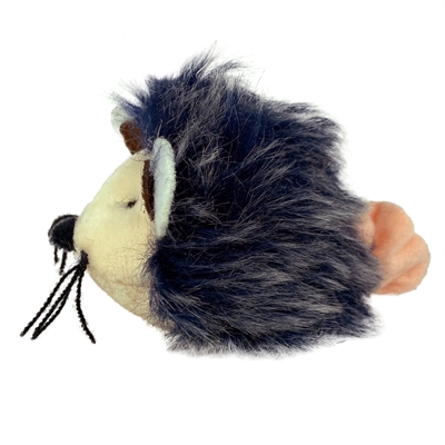 FOFOS Kattenspeelgoed Shaking Muis beweegt door touw | met geluid - Grijs - 12x6x6 cm