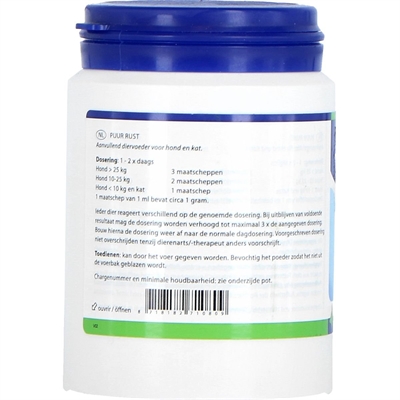 PUUR NATUUR Tranquil Hond & Kat 75gr – Rustgevend Poeder