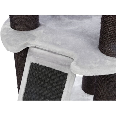 TRIXIE Krabpaal Tulio XXL Grijs 78×78×203 cm – Geschikt voor grote katten