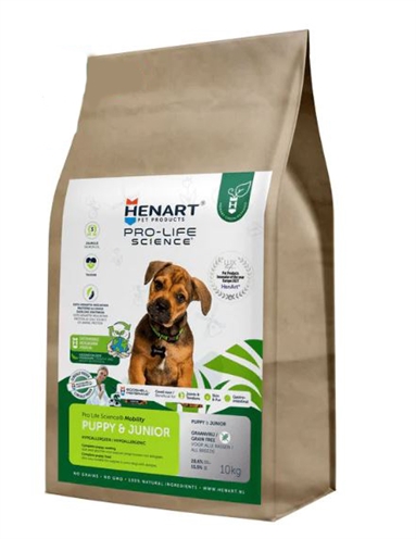 HENART hondenvoer HENART MEALWORM INSECT Puppy/Junior 10 kg – Graanvrij