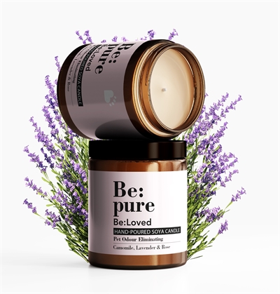 BELOVED Geurkaars BELOVED PURE CANDLE 150 ml – Kamille, Lavendel, Roos