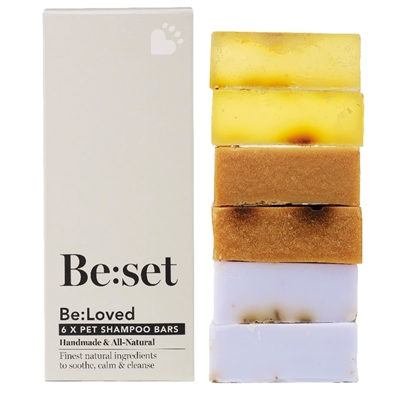 BELOVED Shampoo Bars Giftset 6×55 gr – Kalmerend, Antibacterieel, Vegan