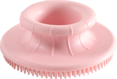 ZOLUX Borstel Anah Rubber - Verwijdert loszittende haren, soft-touch handvat | Roze - 7,5x3 cm