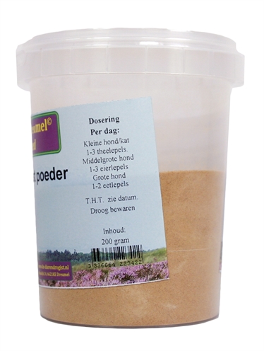 Dierendrogist Hondenvoedingssupplement Biergist Poeder 200 gr – Poeder