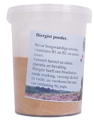 Dierendrogist Hondenvoedingssupplement Biergist Poeder 200 gr – Poeder