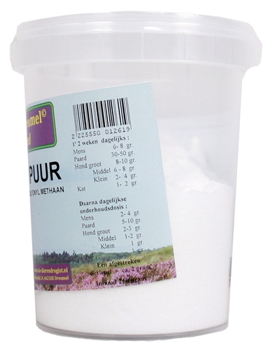 Dierendrogist MSM Puur Poeder 250 gr – Voedingssupplement voor Honden, Katten en Paarden