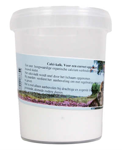Dierendrogist Calcit Calciumcitraat 250 gr – Voedingssupplement Dieren