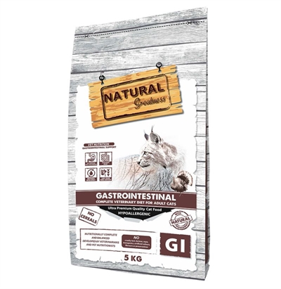 Natural Greatness Veterinaire Dieet Kat Gastrointestinal 5 kg – Graanvrij