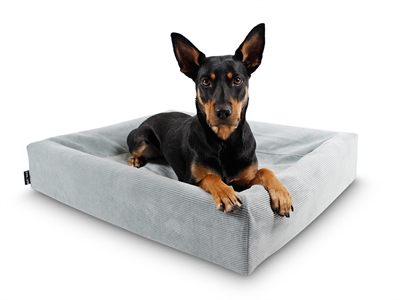 BIA Hondenmand Hoes Rib Grijs 60×50×12,5 cm – Bia-2