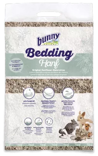 BUNNY NATURE Bunnybedding Hanf Hanffaser 90 LTR – Natürlich weich