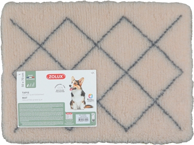ZOLUX Berber Vetbed 50×70 cm – Gerecycled Beige