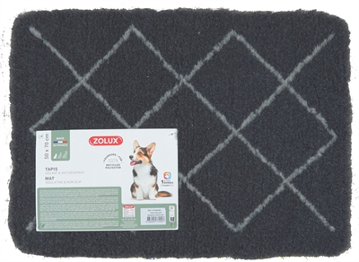 ZOLUX Hondenvetbed Berber Gerecycled Grijs 50×70 cm – Antislip