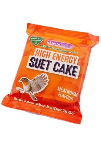 SUET TO GO Energie Blok Meelworm 280 gr – Vetblok voor tuinvogels