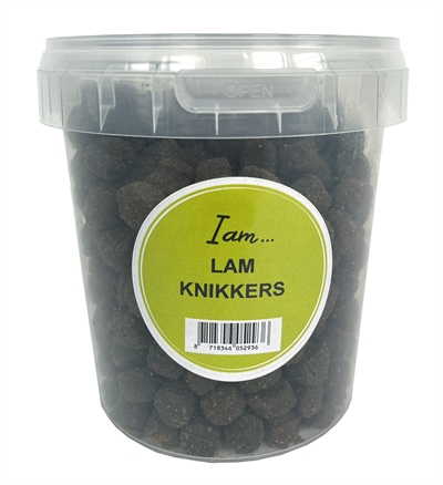 I AM hondensnack Lam Knikkers 500 gr – Voor training & beloning