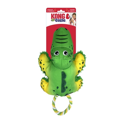 KONG hondenspeelgoed KONG COZIE TUGGZ ALIGATOR 35,5×20,5 cm – Groen