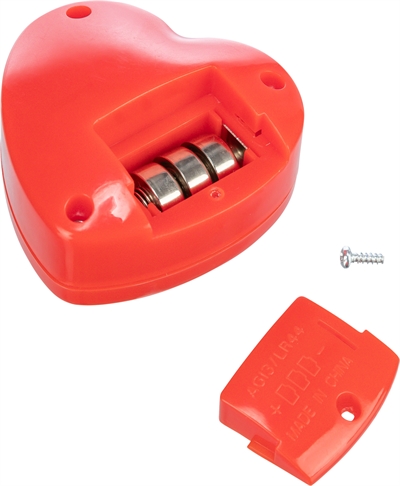 TRIXIE Pluche luiaard kalmerend met Heartbeat (vibrerend hart) - grijs - 34 cm