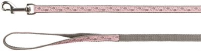 TRIXIE Kattentuig Grijs/Roze 27-45 cm – Verstelbaar met Riem