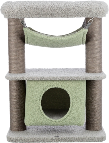 TRIXIE Krabpaal Lunito 71 cm – Grijs/Mintgroen voor Kittens
