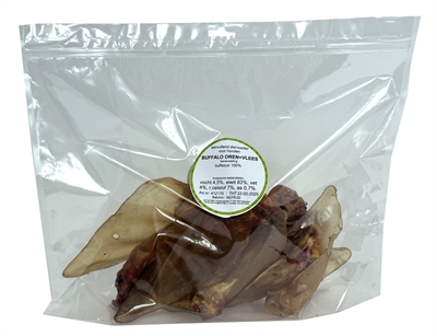 PETSNACK Kauwsnack Buffalo Oren Met Vlees 10 st – 100% buffel