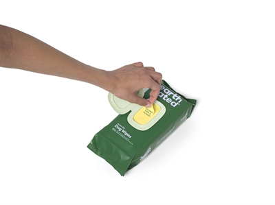 EARTH RATED hondendoekjes Lavendel 20,5×20,5 cm – Composteerbaar 100 st