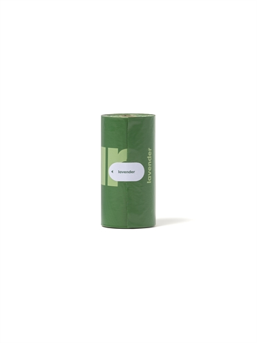 EARTH RATED Poepzakjes Lavendel Gerecycled 8×15 st – Lek-proof