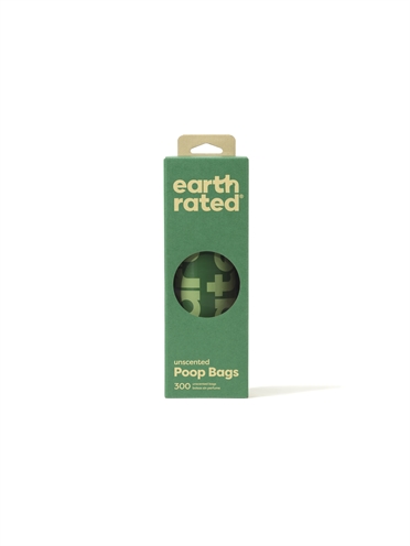 Earth Rated Poepzakjes Geurloos 300 stuks – Gerecycled, Lek-proof