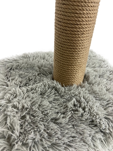 FOEIII Krabpaal Pluche Lichtgrijs | 39x39x80 cm