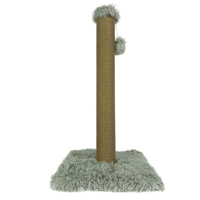 FOEIII Krabpaal Pluche Lichtgrijs | 39x39x80 cm