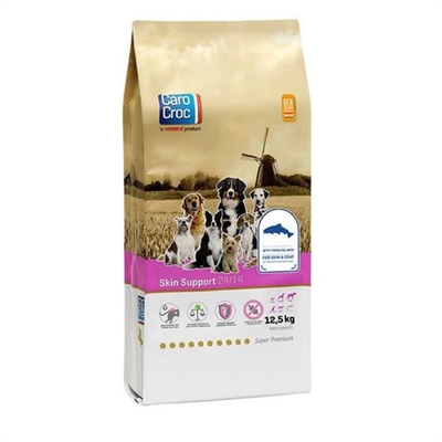 CAROCROC Hondenvoeding Skin Support 12,5 KG – Met Zalm voor Glanzende Vacht
