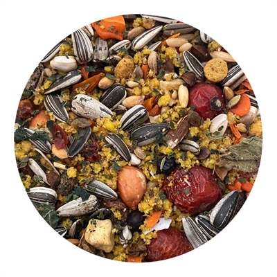 UTOPIA Papegaaienvoer Zuid-Amerikaans Top Quality | Volledige voeding met tijm, zeewier & eivoer - 1 kg