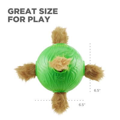 OUTWARD HOUND Puzzelbal Nina Ottosson Snuffle N' Treat Groen 16×16 cm – 16 cm