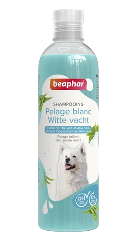 BEAPHAR Shampoo Hund Weißes Fell 250 ml - pH-neutral und vegan