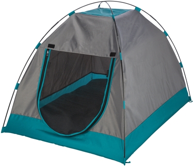 TRIXIE Hondentent Donkergrijs/Petrol 47x47x34 cm – Polyester