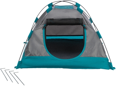 TRIXIE Hondentent Donkergrijs/Petrol 47x47x34 cm – Polyester