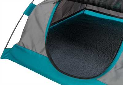 TRIXIE Hondentent Donkergrijs/Petrol 47x47x34 cm – Polyester
