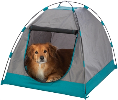 TRIXIE Hondentent Donkergrijs/Petrol 47x47x34 cm – Polyester
