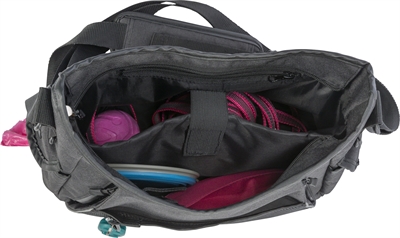 TRIXIE Uitlaat- & dummytas Veel vakken, waterdichte binnenzijde - Antraciet - 34x9x29 cm