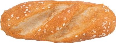 TRIXIE Kauwsnack Denta Fun Mini Baguette - Kip & runderhuid, glutenvrij, zonder toegevoegde suikers - 13 cm - 50 st