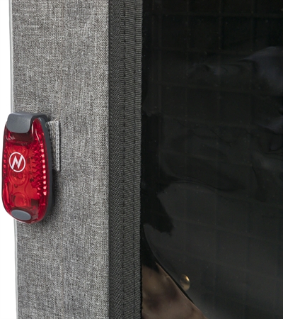 TRIXIE Fietskar Hondenkar - Tot 45 kg | Memory foam kussen - Grijs/Salie - 80x98x103 cm